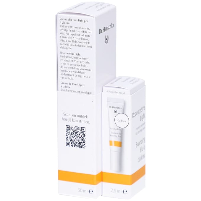 Dr. Hauschka Rozencrème Light + Bronzing Fluide 2, Set