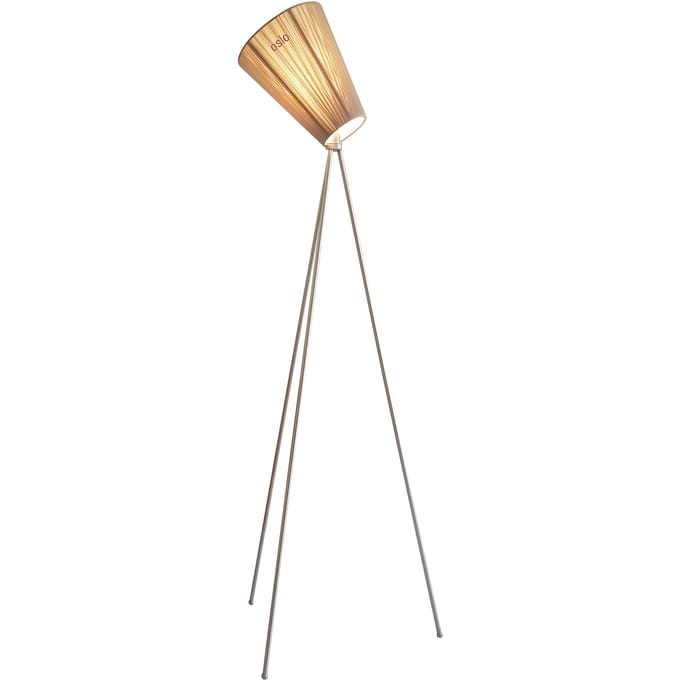 Northern - Oslo Wood Vloerlamp - beige/steel