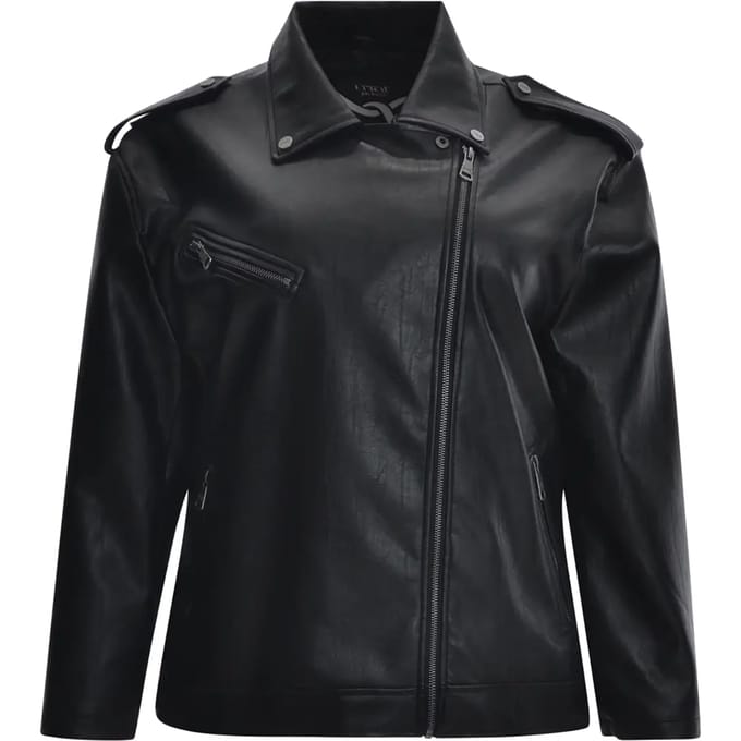 Leren jas voor vrouwen Mat Fashion Biker