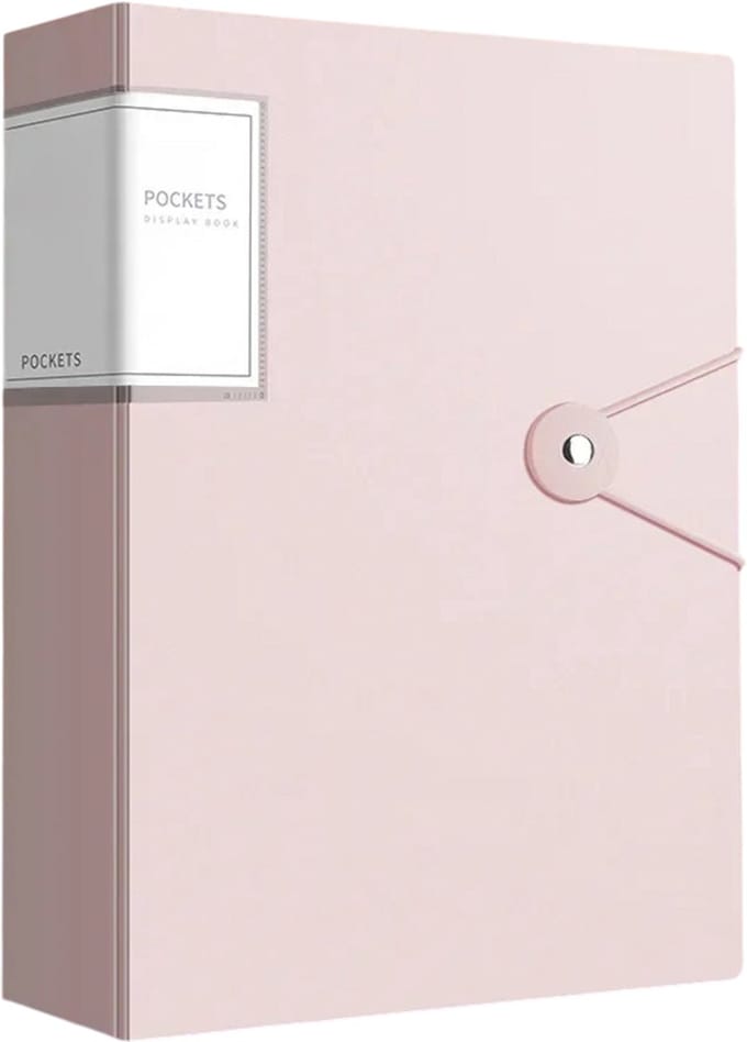 100 Pagina’s A4 Verdikte Documentenmap – Grote Capaciteit Bestandsmap - Multifunctionele DIY Document Organizer, Kantoormap & Bureau Opbergsysteem voor Documenten - Roze