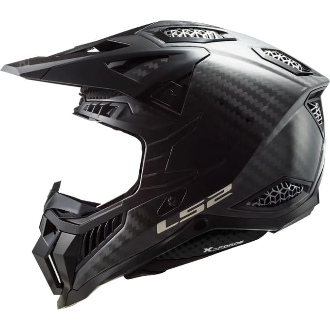 LS2 MX703 C X-Force Glanzend Carbon Helm - Helm
