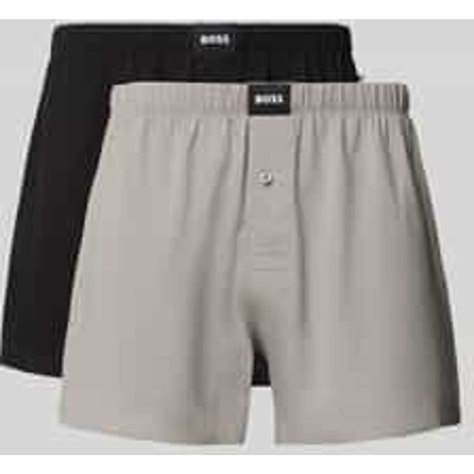 regular fit boxershort van katoenmix model '2P JERSEY BOXER'