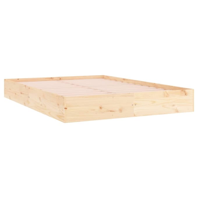 vidaXL - Bedframe - zonder - matras - massief - hout - 160x200 - cm