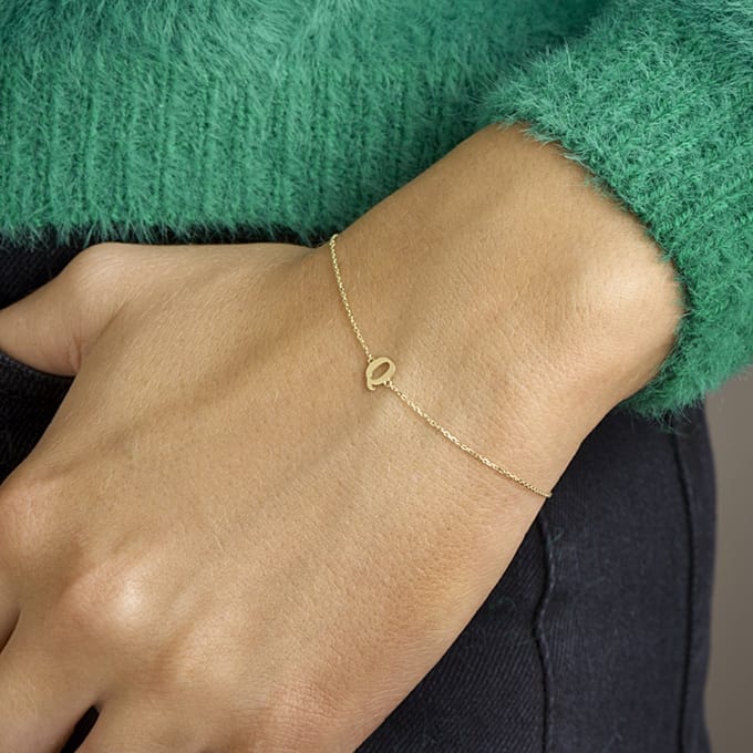 Armband Letter 16,5 - 17,5 - 18,5 Cm