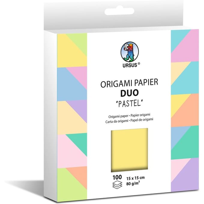 Origami papier "Duo" - Pastell