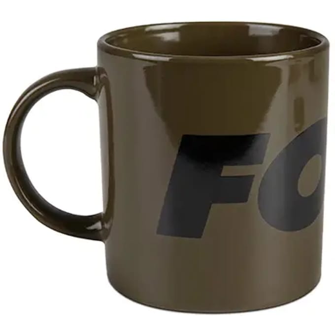 Fox Ceramic Mug 350ml - Kleur : Green & Black Logo