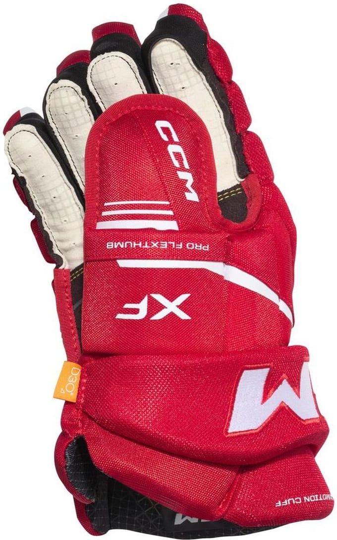 CCM - Tacks XF - IJshockeyhandschoenen - Kinderen - Rood - Wit - 11
