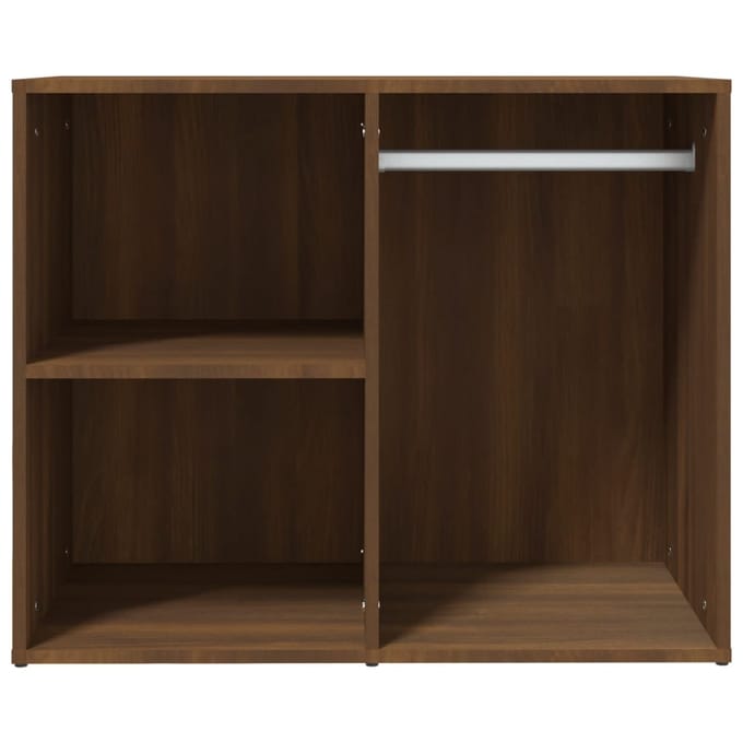 vidaXL - Kledingkast - 80x40x65 - cm - bewerkt - hout - bruin - eikenkleur