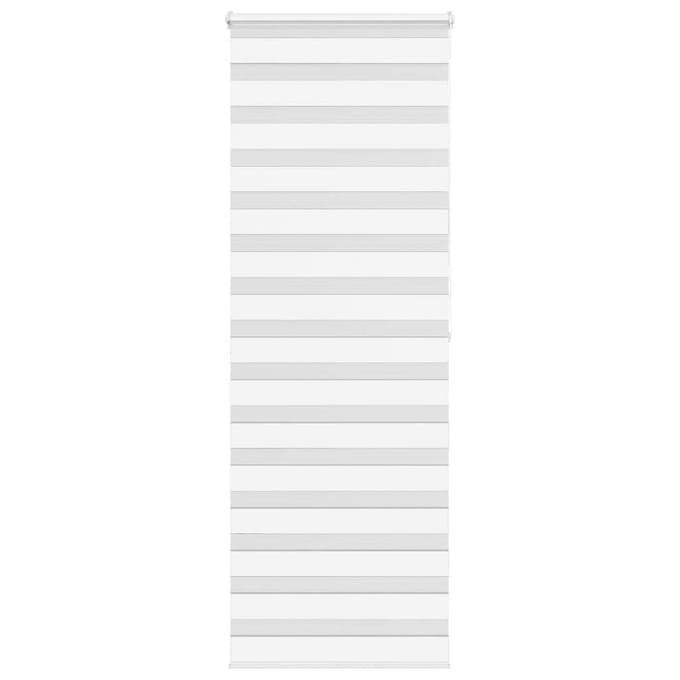 vidaXL - Zebra - rolgordijn - 85x200 - cm - stofbreedte - 80,9 - cm - polyester - wit