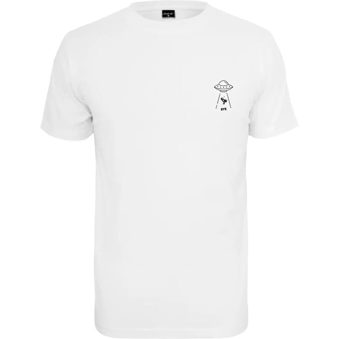 Mister Tee - Ufo Drop Heren T-shirt - 2XL - Wit