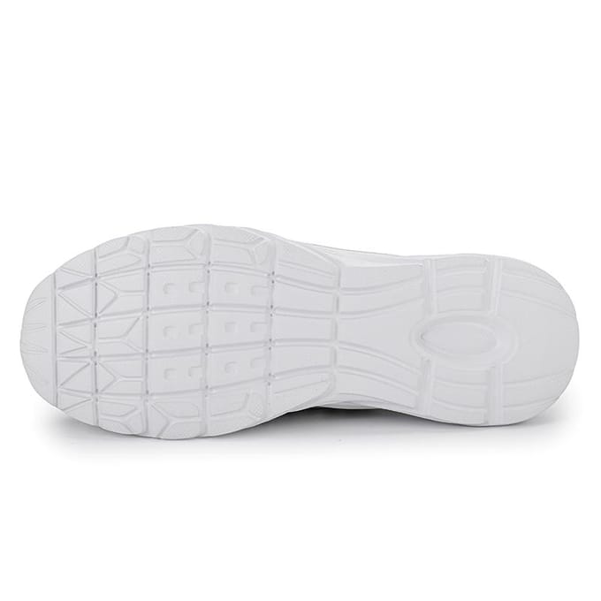 Baskets pour hommes Chaussures de marche à la mode Baskets décontractées Chaussures de loisirs respirantes 46 blanc