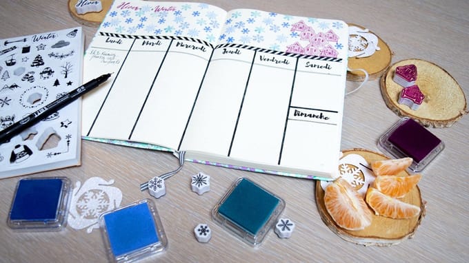 Aladine Aladine Stampo Bullet Journal Stempels A5 Herfst