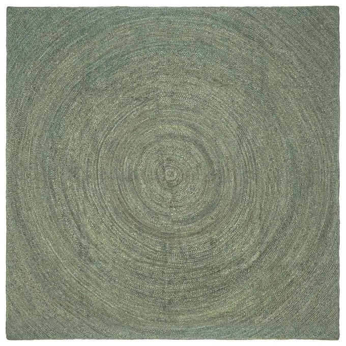 vidaXL - Vloerkleden - Olijfgroen - 200 - x - 200 - cm - Jute