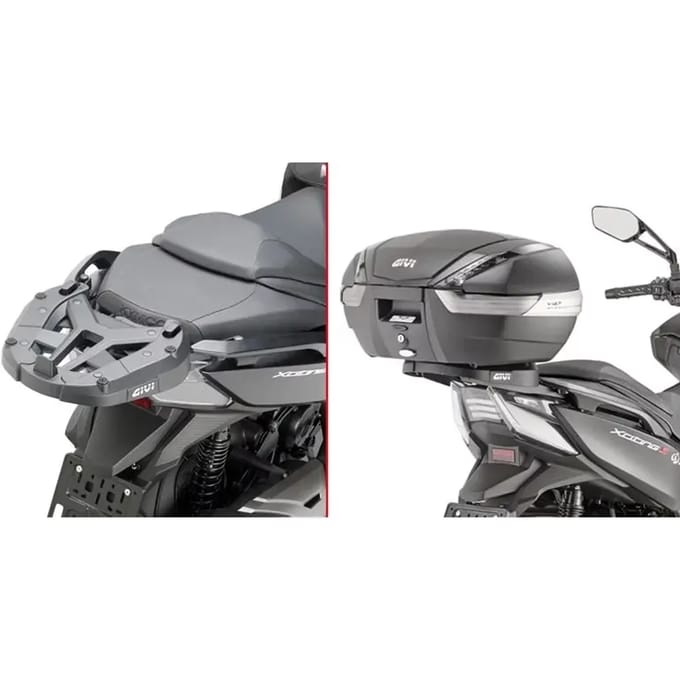 Scooter topkoffer steun Givi Monokey ou Monolock Kymco Xciting S400I (18 à 20)