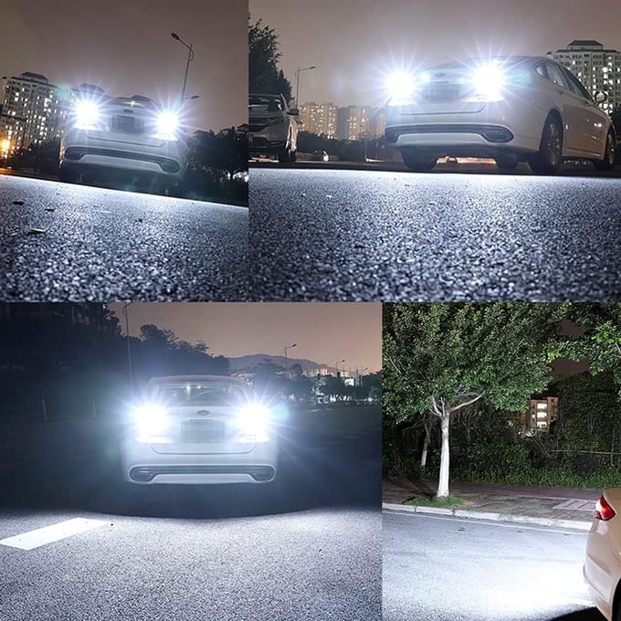 2 Stuks P21W LED Auto Lamp BA15S 12V Achteruitrijverlichting Wit