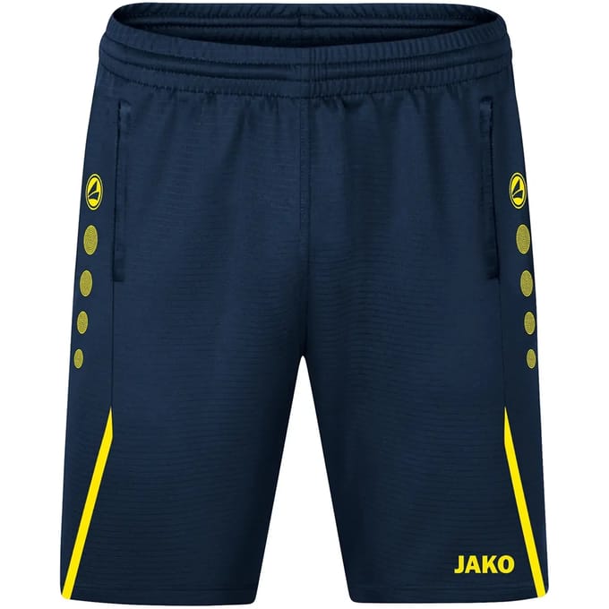 Jako Challenge Trainingsshort Kinderen - Marine / Fluogeel | Maat: 128