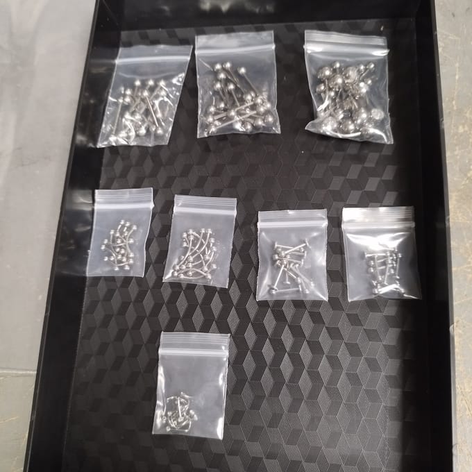 Ready to Go! Beginner piercing set - Piercing artists set - Beginners set - Piercing studio - Starters set