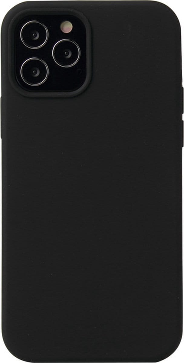 iPhone 15 PRO MAX Hoesje - Liquid Case Siliconen Cover - Shockproof - Zwart - Provium
