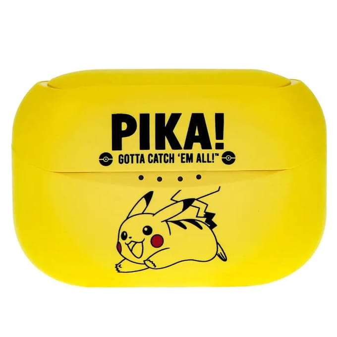 Pokémon - Pikachu - draadloze oordopjes - met oplaadcase - touch control - extra eartips - TWS earpods bluetooth