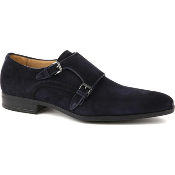 Giorgio Amalfi Schoen Monk Strap Navy - Maat 41 - Heren - Nette schoenen