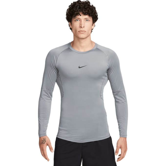 Nike Pro Dri-fit Training Lange Mouwen Grijs K084