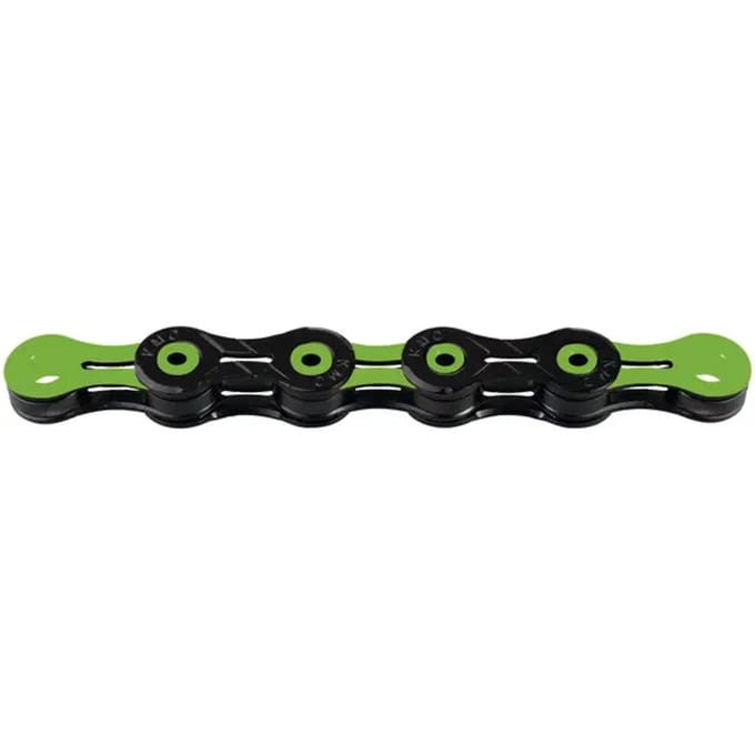 KMC X11 DLC Fietsketting 11 speed - Zwart/Groen