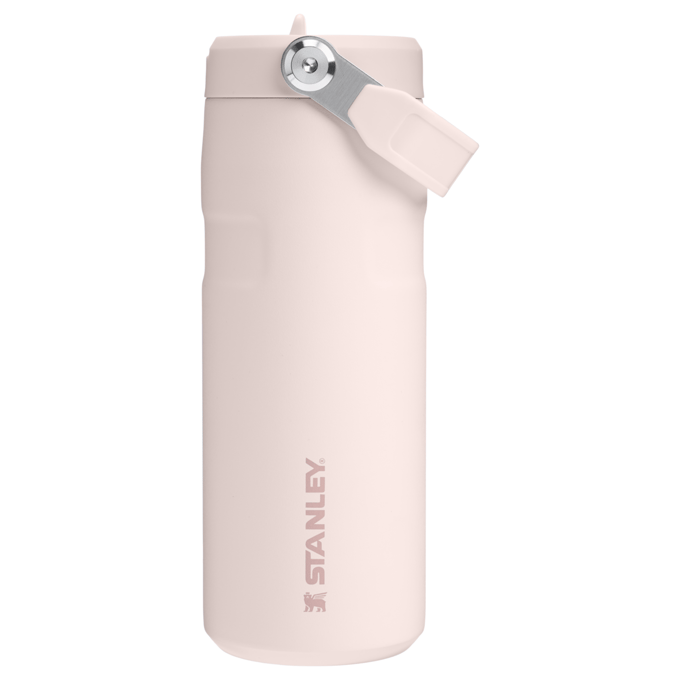 Stanley IceFlow™ Bottle Flip Straw 2.0 - 0.47L Rose Quartz duurzame geïsoleerde drinkfles