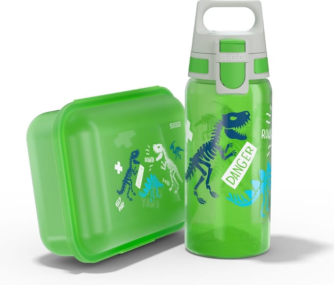 SIGG schoolset lunchbox drinkfles Jurassica - kindvriendelijk - BPA-vrij.