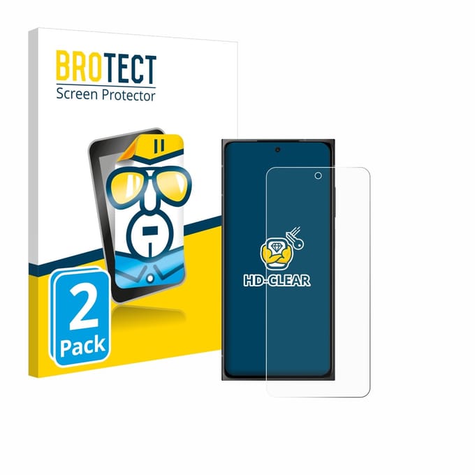 BROTECT - Screenprotector voor HMD Skyline - Folie Beschermfolie transparant 2 Stuks