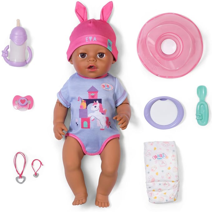 Zapf Creation BABY Born Click & Play Eva 43cm Interactieve poppen