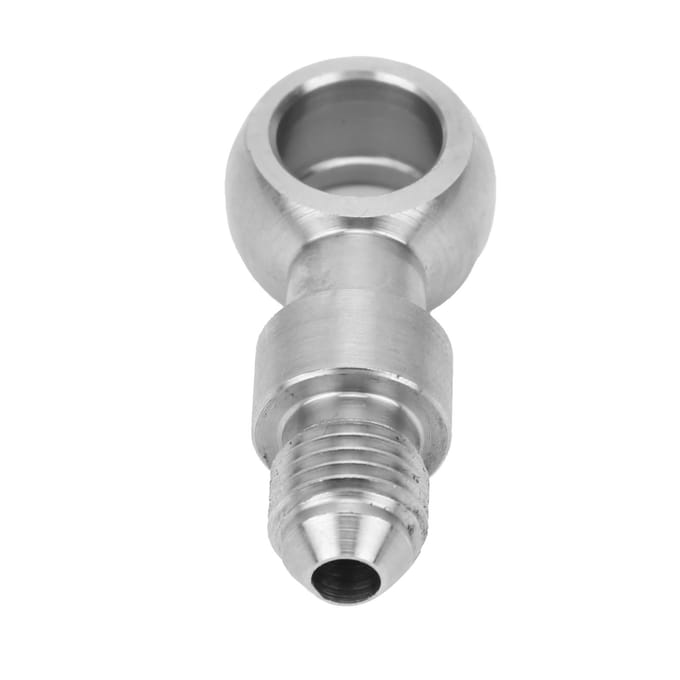 AN4 Oog Banjo Adapter RVS Fitting Accessoire Geschikt voor M12 Banjo Bouten gray