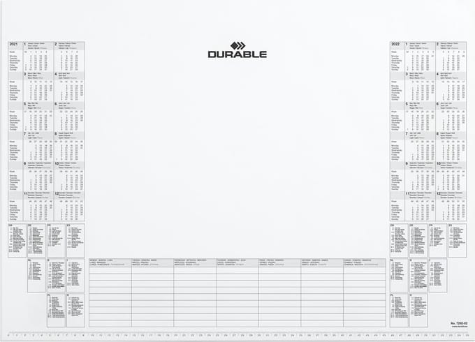 Durable 7292-02 kalender Tafel