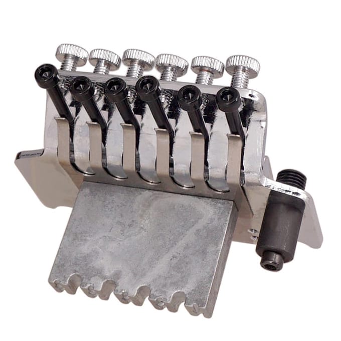 6-snarige Double Roll Tailpiece Saddle Tremolo Bridge System voor elektrische gitaarvervanging