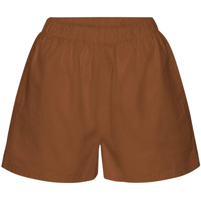 Damesshort Colorful Standard Organic Twill Ginger Brown