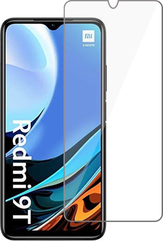 Screenprotector geschikt voor Xiaomi RedMi 9T - Glas Screen Protector