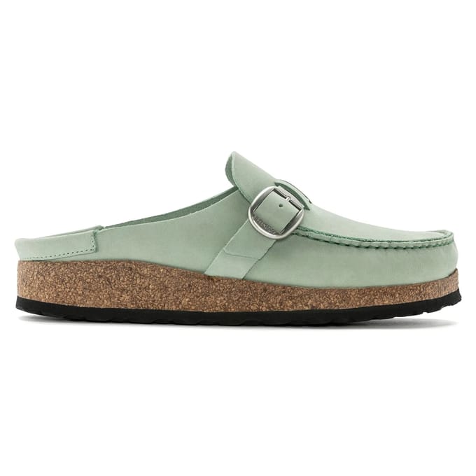 Damesklompen van nubuckleer Birkenstock Buckley