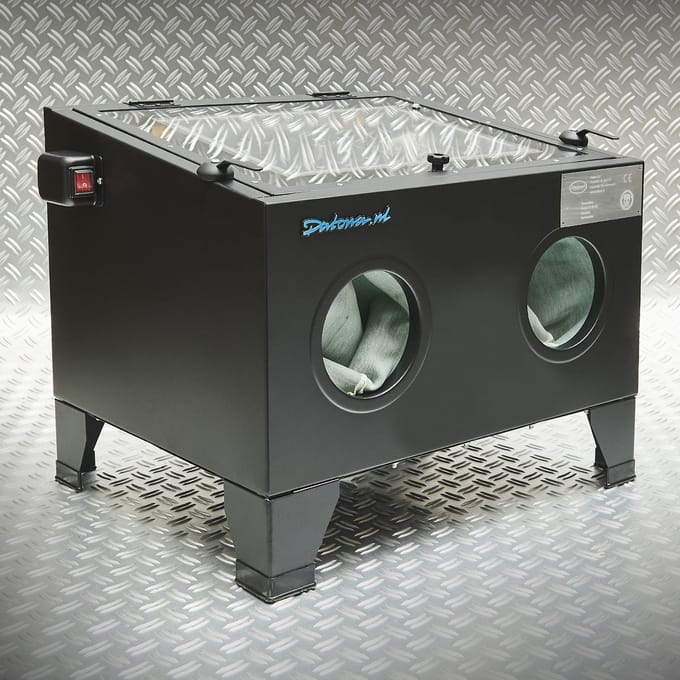 Datona® Straalcabine - 90 liter - Zwart