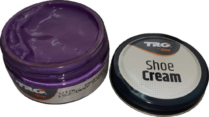 TRG - schoencrème met bijenwas -  diep purper - 50 ml