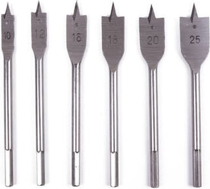 Benson borenset - houtborenset - houtboot speedboor - 10 t/m 25mm - 6 delig