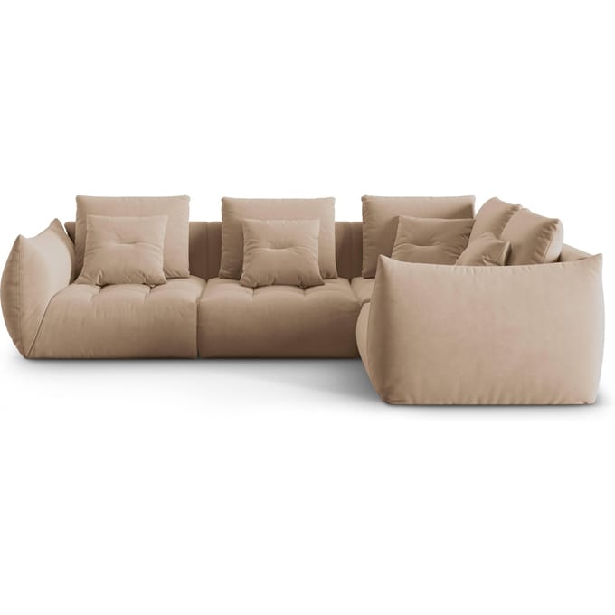 Hoekbank Bloom rechts 3-zits velvet | Micadoni