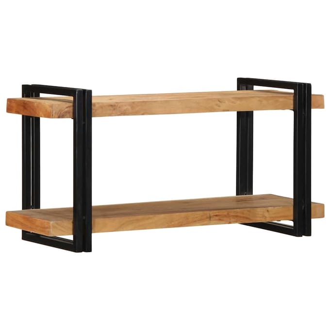 vidaXL - Wandschap - 90x33x45 - cm - massief - acaciahout
