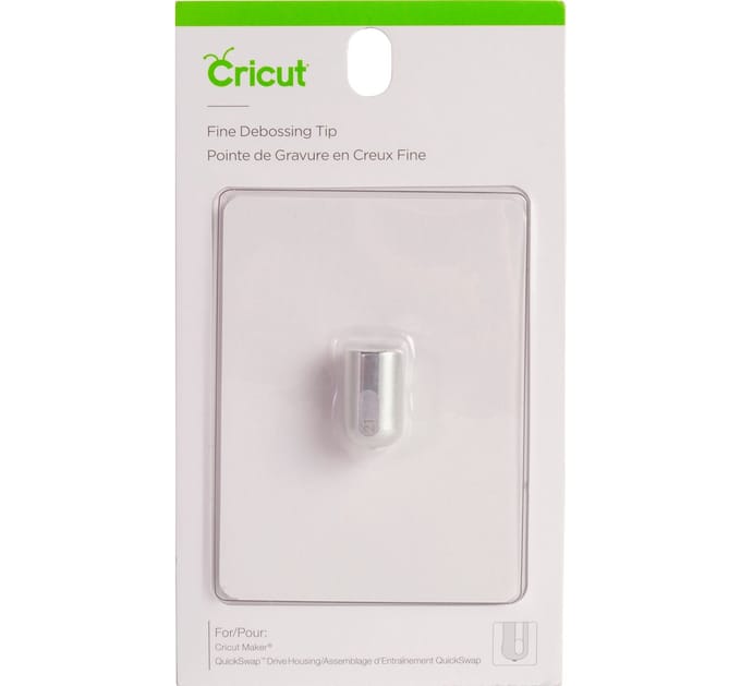 Cricut werktuig "Quickswap Tool - Debossing Tip", fijne embossing tip - 1 reserve tip
