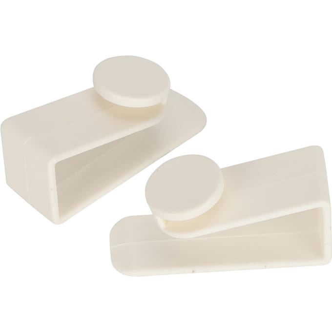 2 stuks haak verdikte deurhanger gratis geperforeerde plank bed weerhaak object ophanggereedschap wit
