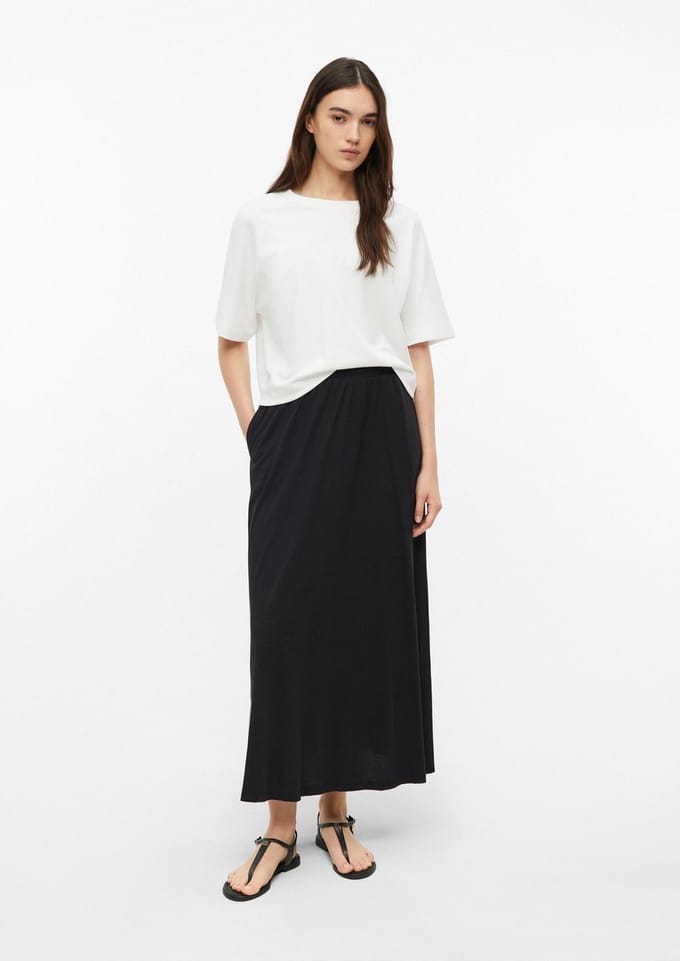 s.Oliver - female - Jersey rok met elastische tailleband en steekzakken
