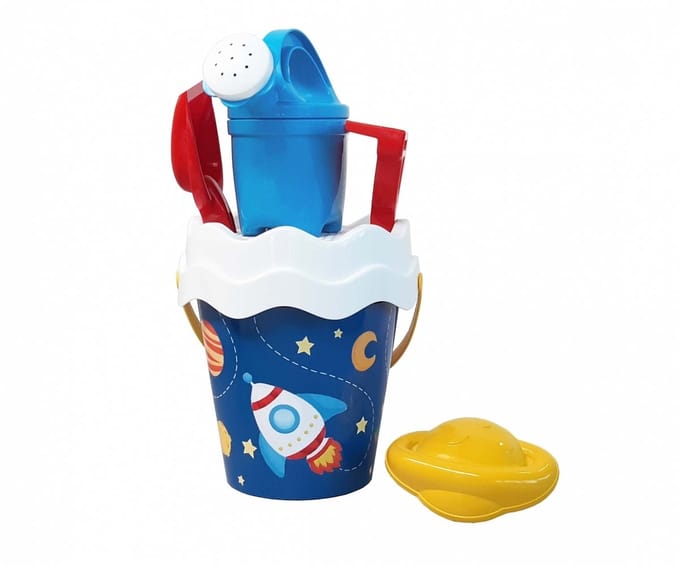 Androni Giocattoli strand speelgoed Emmerset Space 17cm ruimte thema.