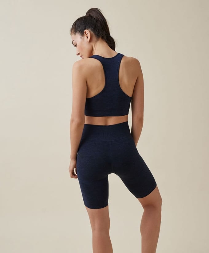 Promise - Sport Legging Kort Navy - maat XS/S - Blauw