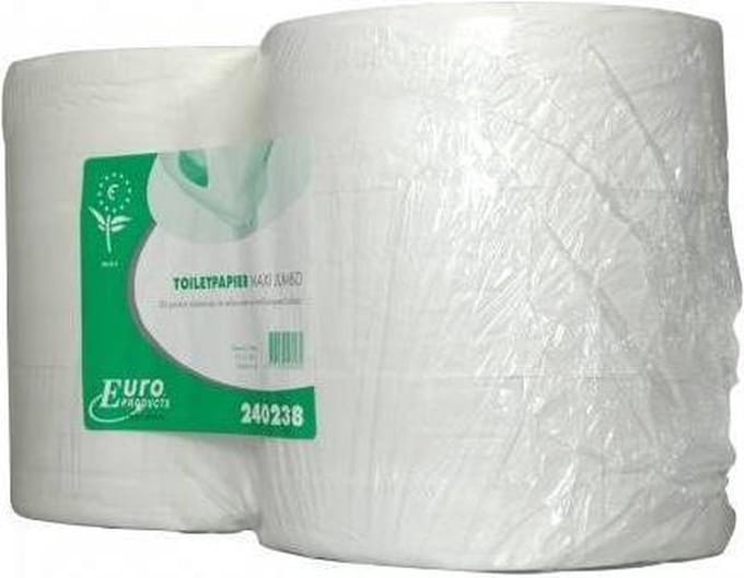Euro Toiletpapier maxi jumbo 2-laags - 6 Stuks