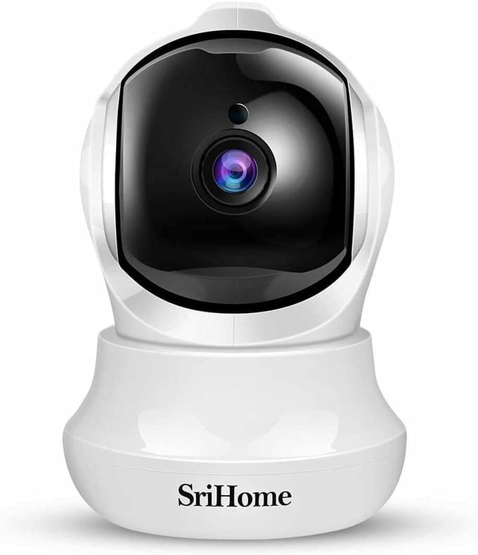 Beveiligingscamera - IP Camera Draadloos - Woningbewaking - Automatische Tracking - 3.0 Megapixel HD - Wit