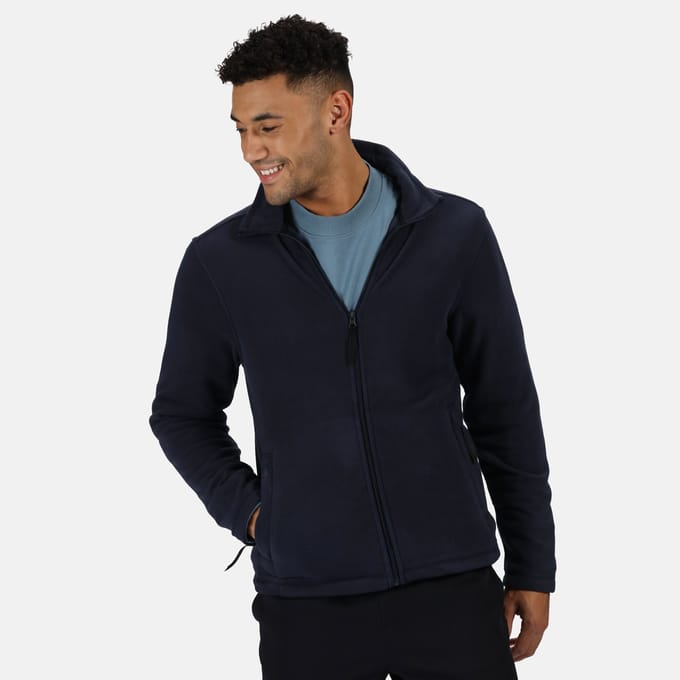 Regatta - Heren Plain Micro Fleece Full Zip Vest (Lite Laag) (Navy)