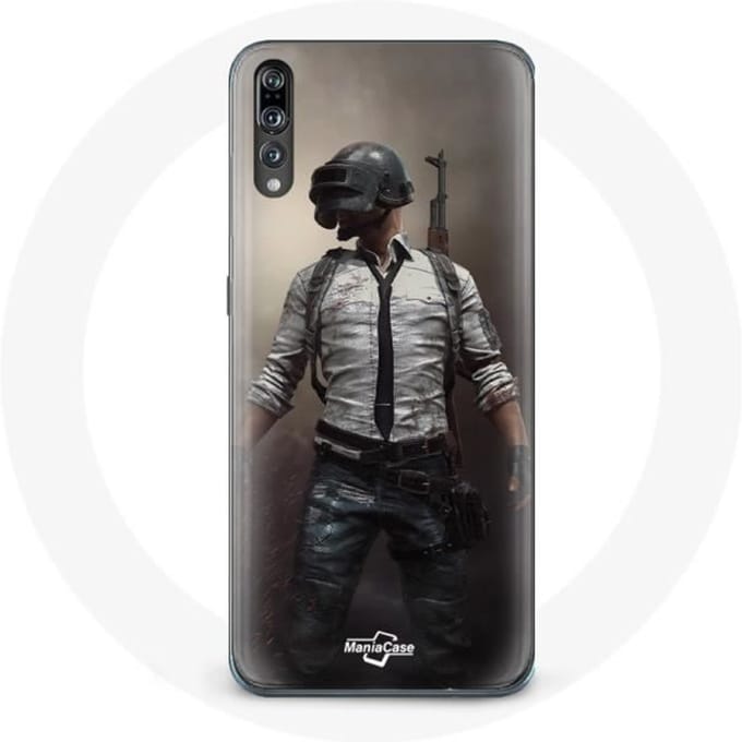 Coque - MANIACASE - Huawei P20 - Souple - Noir - PUBG